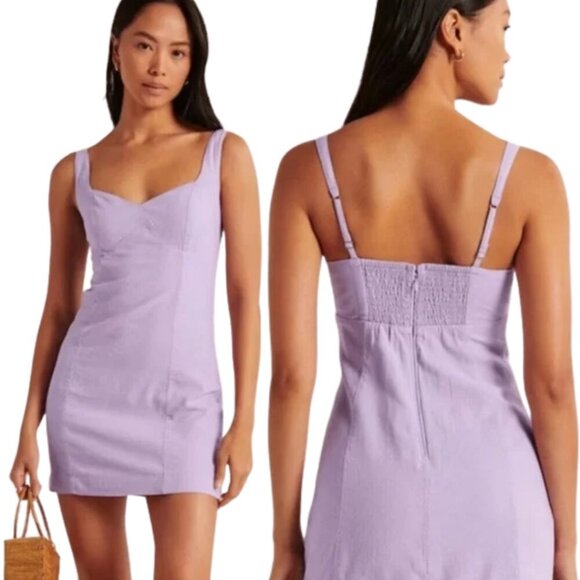 Abercrombie & Fitch Lavender Mini Dress - Picture 1 of 13